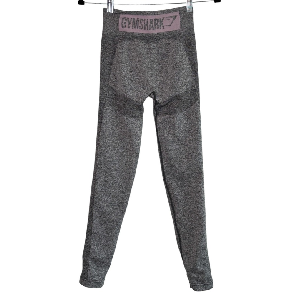 Gymshark Womens Gray Seamless High Waisted Leggings Sz XS Yoga Activewear